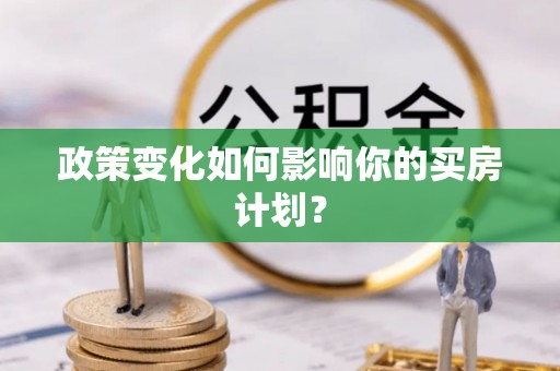 磐安政策变化如何影响你的买房计划？