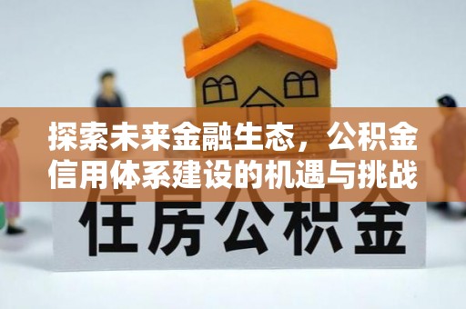磐安探索未来金融生态，公积金信用体系建设的机遇与挑战