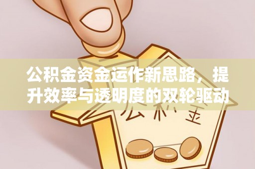 磐安公积金资金运作新思路，提升效率与透明度的双轮驱动