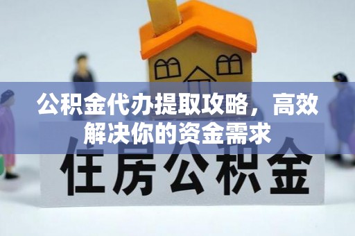 磐安公积金代办提取攻略，高效解决你的资金需求