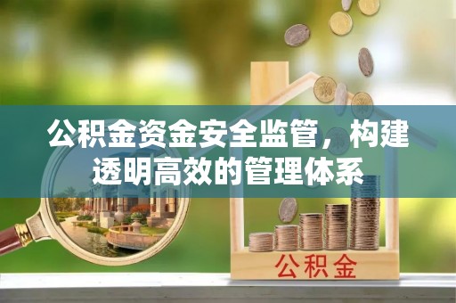 磐安公积金资金安全监管，构建透明高效的管理体系