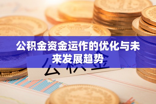 磐安公积金资金运作的优化与未来发展趋势