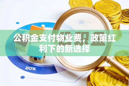 磐安公积金支付物业费，政策红利下的新选择