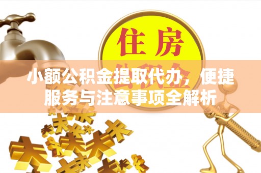 磐安小额公积金提取代办，便捷服务与注意事项全解析