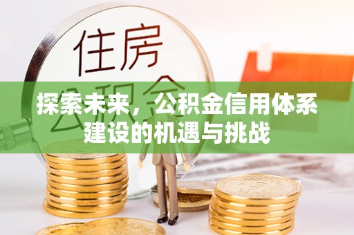 磐安探索未来，公积金信用体系建设的机遇与挑战