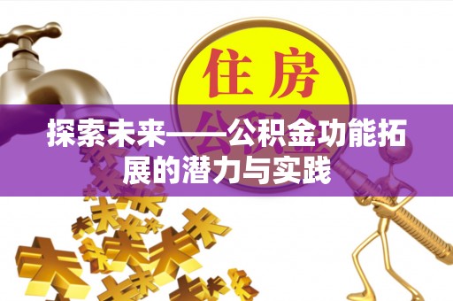 磐安探索未来——公积金功能拓展的潜力与实践