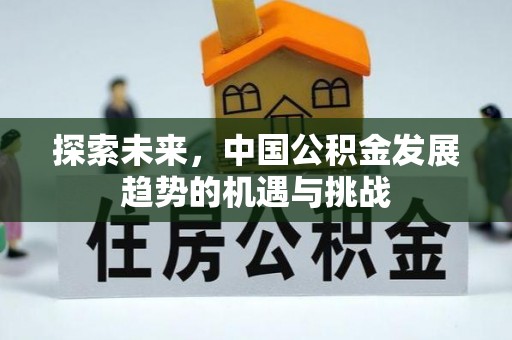 磐安探索未来，中国公积金发展趋势的机遇与挑战