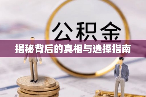 磐安揭秘背后的真相与选择指南
