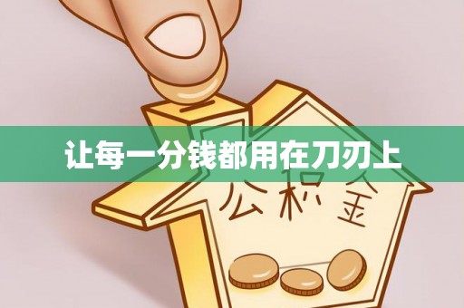 磐安让每一分钱都用在刀刃上