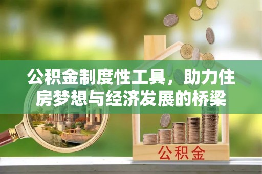 磐安公积金制度性工具，助力住房梦想与经济发展的桥梁